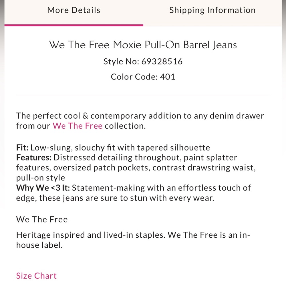 We The Free Moxie Pull On Barrel Jeans - Picture 8 of 12